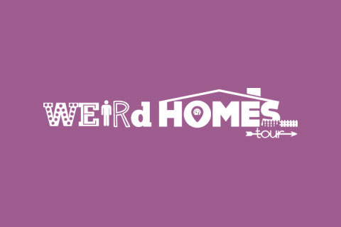 weird homes tour logo